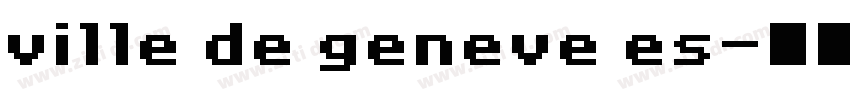 ville de geneve es字体转换